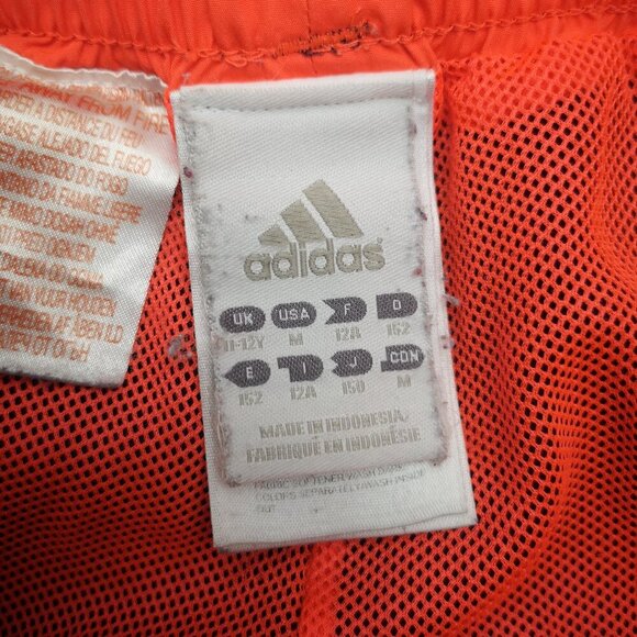 Adidas Predator Youth's Size Medium Navy & Orange Lined Pull On Track Pants - Picture 6 of 16